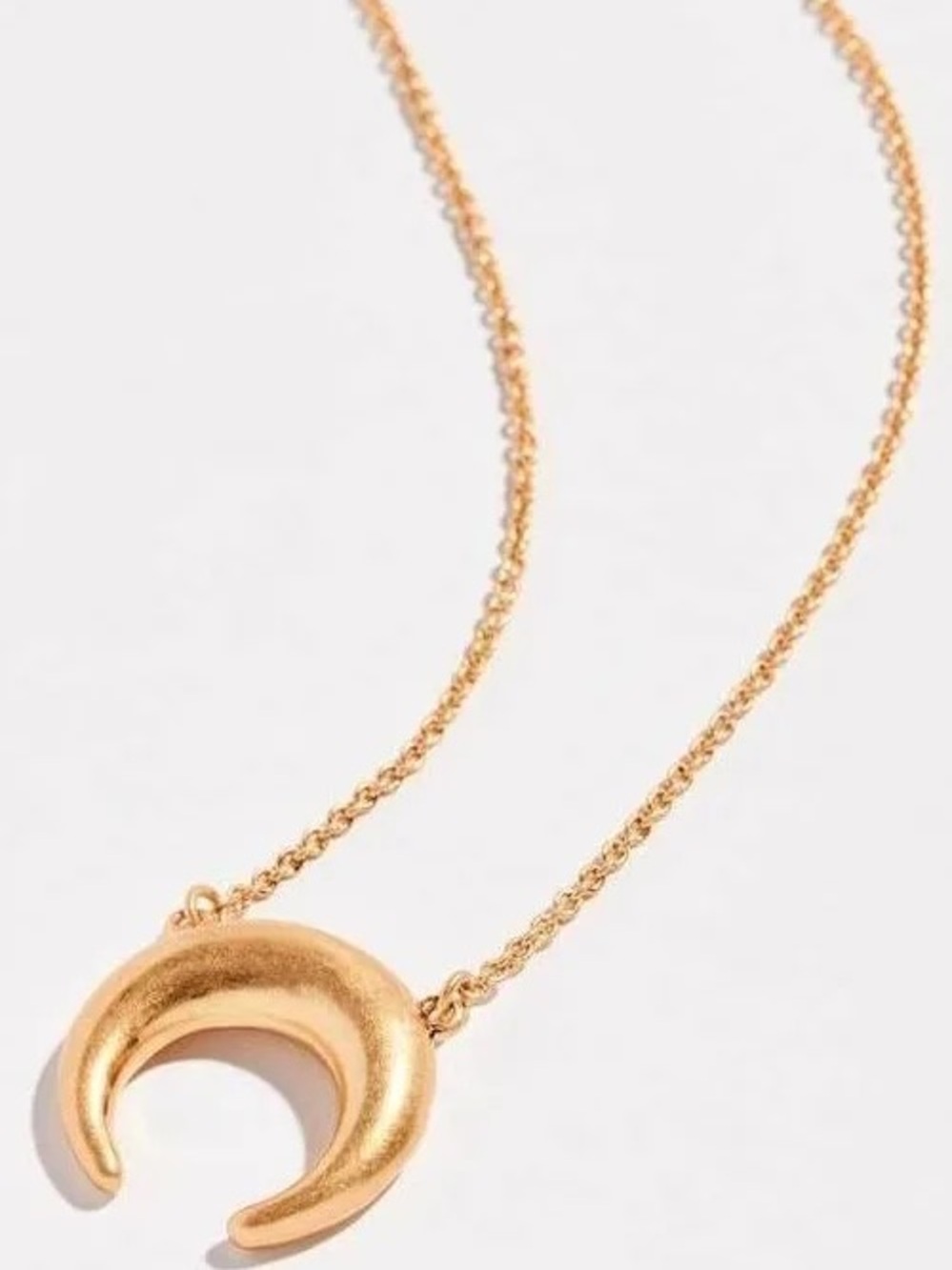 Madewell Gold Crescent Pendant Necklace - Women's Jewelry